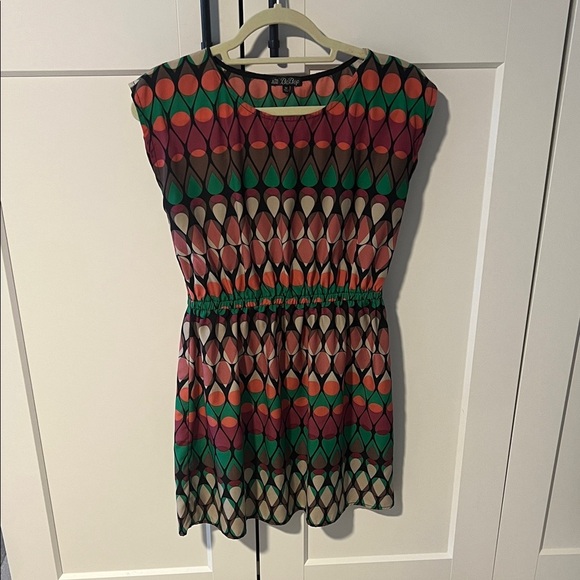 BeBop Multicolor Geometric Mini Dress - Picture 1 of 3